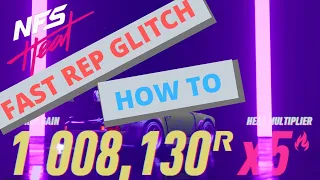 1,000,000 REP in 20 MINUTES! UNLIMITED FAST REP GLITCH METHOD TO LEVEL 50 - NFS HEAT