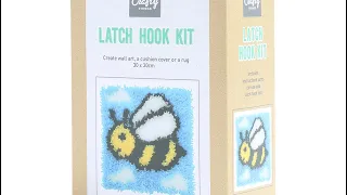 Craft kit review latch hook kit
