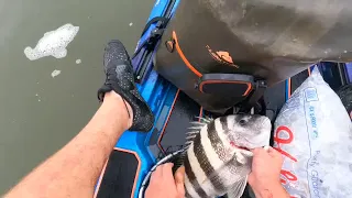 topsail island sheepshead bite on fire    SD 480p