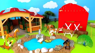 DIY how to make cow shed | house of animals | horse house – cow shed |mini hand pump |woodwork #farm