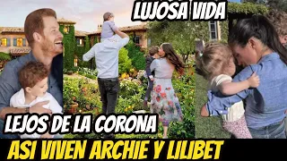 LA LUJOSA VIDA De LOS HIJOS del PRÍNCIPE HARRY y MEGHAN MARKLE! ASÍ VIVEN HOY ARCHIE y LILIBET