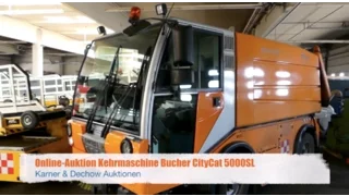 Online-Auktion Kehrmaschine Bucher Citycat 5000 SL