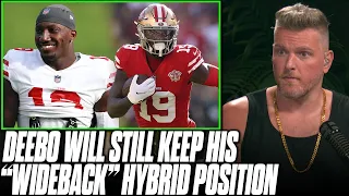 Deebo Samuel Says He Loves Being A "WideBack" Hybrid | Pat McAfee Reacts