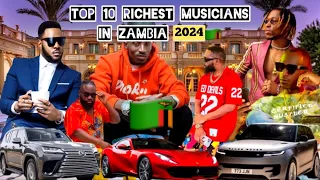 Top 10 Richest Musicians in Zambia 2024 #Toprichestmusiciansinzambia2024#yomaps #macky2#slapdee#2024