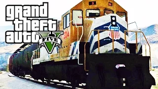 GTA 5 SP #11 - Train Simulation Mod!