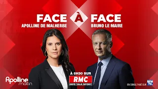 L'inteview politique intégrale de Bruno Le Maire sur RMC