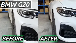 10mm BMW Wheel Spacers Before and After - For G20 Front Wheels | BONOSS (formerly bloxsport)