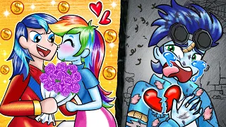 OMG! MY LITTLE PONY Rainbow Dash Betray Poor Soarin 💔 Follow The Rich Man? 😱 | Love Story Animated