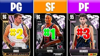 RANKING THE TOP 5 BEST CARDS AT EACH POSITION IN NBA 2K24 MyTEAM!!