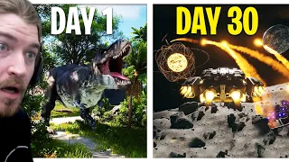 Riding Dinosaurs & Flying Spaceships - Surviving TIME TRAVEL in Grand Emprise: Time Travel Survival!