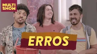 ERROS DE GRAVAÇÃO e cenas que NÃO FORAM ao ar! 😂 | Os Roni | Humor Multishow