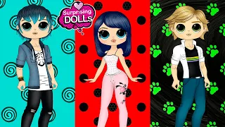 Miraculous Ladybug : Adrien or Luka? - DIY Paper Dolls and Marinette's Diary