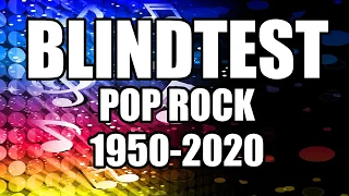 Blindtest International easy - 1950-2020 - Pop rock