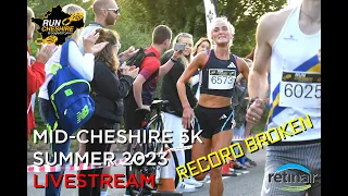Mid-Cheshire 5k Summer 2023 - England Athletics 5k Road Race Championship - COURSE RECORD BROKEN!!!