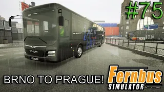 FERNBUS SIMULATOR - Czech Republic DLC - Brno to Prague - MAN Lion's Intercity R62! #75