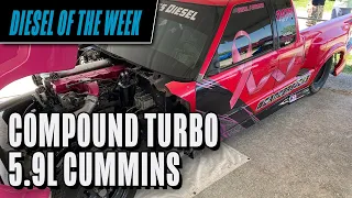 Cancer Sucks S10 with a Compound Turbo 5.9L Cummins Engine