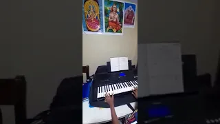 Olavina udugore kodalenu l kannada song l keyboard by Chiranth Kaushik