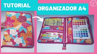 DIY- CÓMO HACER UN  ORGANIZADOR A4 / carpeta organizador A4