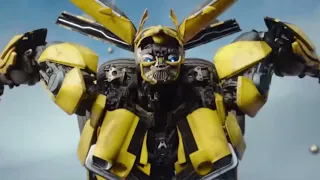 Transformers: Rise of The Beasts - Bumblebee jumping from stratosphere extended