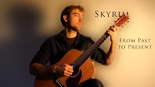 Skyrim - From Past to Present on Acoustic Guitar