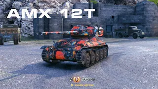 World of Tanks - AMX 12t French Light - High Damage Ace Tanker