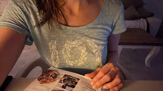 ASMR PAGE TURNING PAGE SQUEEZING PUZZLE MAKING