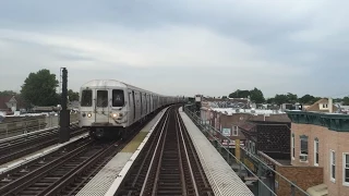 NYC Subway HD: Budd R32 A Train Railfan Window RFW Ride (Dyckman St - Lefferts BLVD) Timelapse 4x