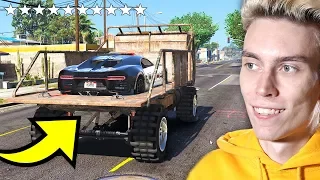 ГАНГСТЕР УГНАЛ СУПЕРКАР ПОЛИЦИИ ИЗ ПОД НОСА КОПОВ!! - GTA 5 РЕАЛЬНАЯ ЖИЗНЬ ФРАНКЛИНА #1 (ГТА 5 МОДЫ)