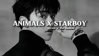 Animals x Starboy [Audio Edit]