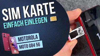 Motorola moto g84 - SIM-Karte einlegen • 🂠 • 📲 • 📡 • Anleitung | Tutorial