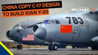 Here's Why C-17 Globemaster Most Powerful | China Steal C-17 Globemaster Design to Build Xian Y-20