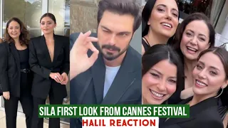 Sila Turkoglu First look from Cannes Festival !Halil Ibrahim Ceyhan Reaction