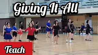 Giving It All Line Dance | TEACH