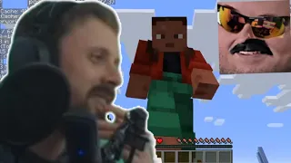 Someone changes character skin on Forsen's Minecraft