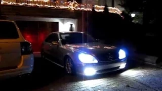 Mercedes FOG lights, HOW TO operate, turn on S550 e500 s500 e350 c240