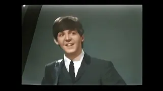 The Beatles - I Want To Hold Your Hand (Thank Your Lucky Stars colorized 60fps)