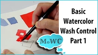 Basic Watercolor Techniques 1 – Flat Washes