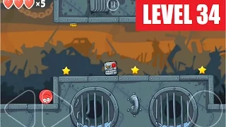 Red Ball 4 level 34 Walkthrough / Playthrough video.