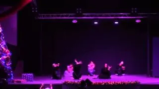 Открытие новогоднего концерта школы танцев Evolvers