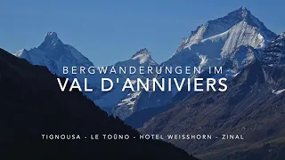 Bergwanderung im Val d'Anniviers