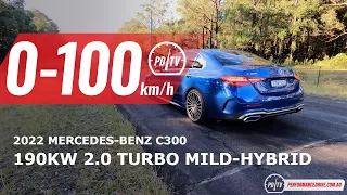 2022 Mercedes-Benz C 300 0-100km/h & engine sound