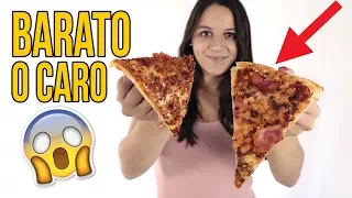 Pizza BARATA vs CARA