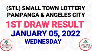 1st Draw STL Pampanga, STL Angeles January 5 2022 (Wednesday) Result | SunCove Dra2, Lake Tahoe Draw