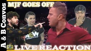 MJF Pipe Bomb Promo - LIVE REACTION | AEW Dynamite 6/1/22