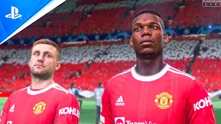 FIFA 22 | MANCHESTER UNITED vs VILLARREAL | UEFA Champions League | - PS4