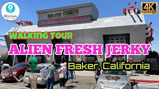 👽 Visiting ALIEN FRESH JERKY store in Baker, California 📸 4K Walking Tour