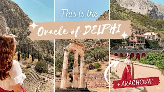 The ORACLE OF DELPHI + Cute Mountain Town of ARACHOVA – Best Day Trip from Athens, Greece?!