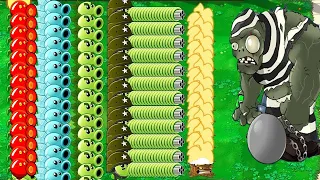 All Pea PvZ vs Dr. Zomboss Paint Pack  Epic Hack Plants vs Zombies