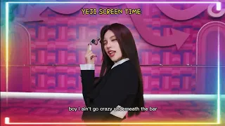 ITZY CHESHIRE MV BUT IT'S ONLY YEJI PART / SCREEN TIME