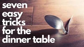 DINNER TABLE MAGIC TRICKS! - 7 Impromptu Tricks That Anyone Can Do #easymagictricks